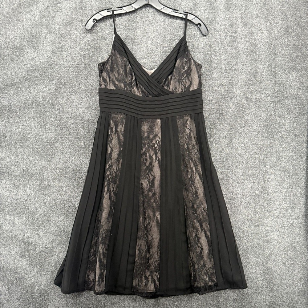 Vintage 90s Loft Dress Size 6P Black Mesh Babydoll Fairy Grunge Whimsigoth‎ Goth
